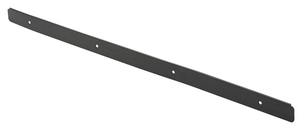 Profil de finition pour plan de travail noir brossé l. 30 mm x H. 28 mm - GoodHome - Brico Dépôt
