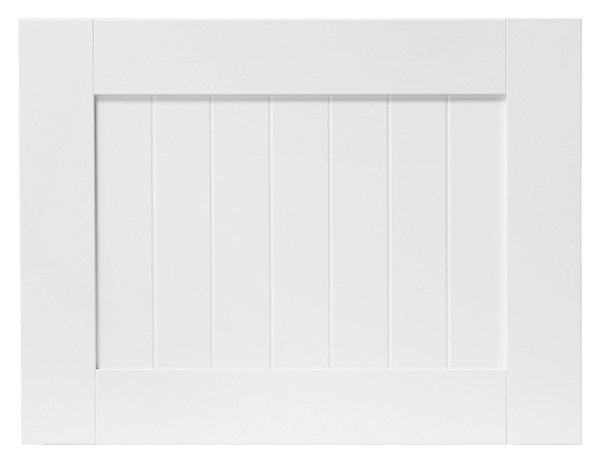 Façade de cuisine électro "Alpinia" blanc l.59,7 x h.45,3 cm - GoodHome - Brico Dépôt