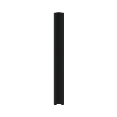 Fileur d'angle bas "PASILLA/HELINE" noir mat - H. 71.5cm - GoodHome - Brico Dépôt