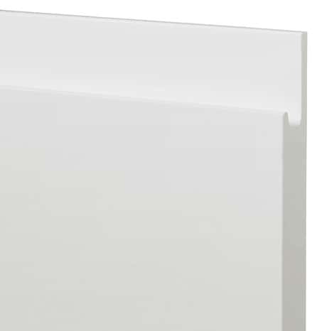 Bandeau four 60cm "GARCINIA/GLORIAN" blanc brillant - L. 59.7 x H. 11.5cm - GoodHome - Brico Dépôt