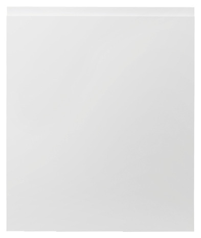 Façade 1 porte 60cm "GARCINIA/GLORIAN" blanc brillant - L. 59.7 x H. 71.5cm - GoodHome - Brico Dépôt