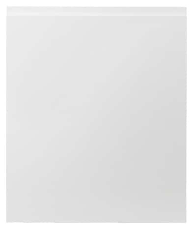 Façade 1 porte 60cm "GARCINIA/GLORIAN" blanc brillant - L. 59.7 x H. 71.5cm - GoodHome - Brico Dépôt