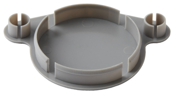 Cache-trou de charnière en plastique gris ø35 mm, 4 pièces - GoodHome - Brico Dépôt