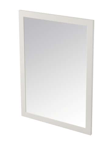 Miroir de salle de bains blanc Perma L.70 x H.50 x P.1,6 cm - GoodHome - Brico Dépôt