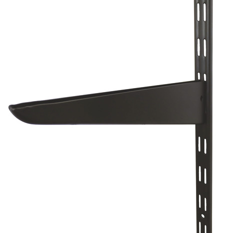 Crémaillère double noire 49,5 cm "Twinny" - Form - Brico Dépôt