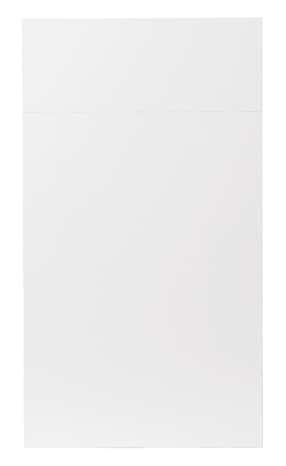 Façade 1 porte + 1 tiroir "Balsamita" blanc l.39,7 x h.71,5 cm - GoodHome - Brico Dépôt