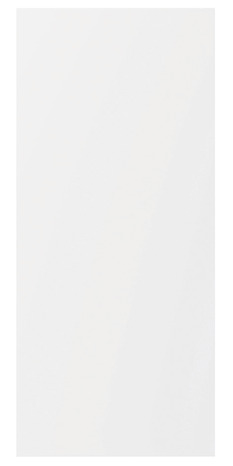 Côté de remplacement haut "Alpinia" blanc l.32 x h.72 x ép.1,8 cm - GoodHome - Brico Dépôt