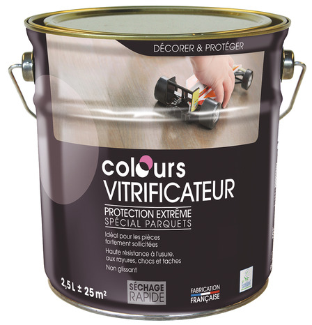 Vitrificateur protection extrême parquets - 2,5 L - Colours - Brico Dépôt