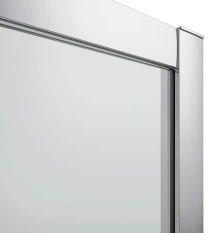 Accès d'angle droit "Beloya" l.90 cm en verre transparent - GoodHome - Brico Dépôt