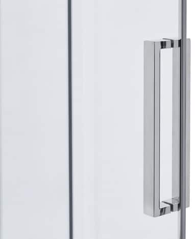 Porte de douche coulissante "Zilia" l. 140 cm en verre transparent - Cooke and Lewis - Brico Dépôt