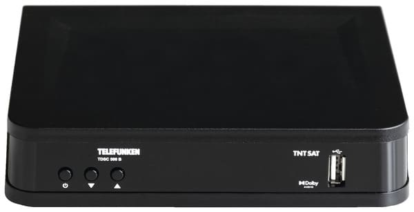 Décodeur TNT / satellite HD - 4000 chaînes - Telefunken - Brico Dépôt