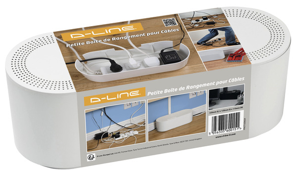 Boîte de rangement de câble en matière ABS - Blanc - Brico Dépôt