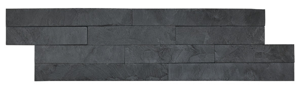 Plaquette de parement Blackstone anthracite - Brico Dépôt