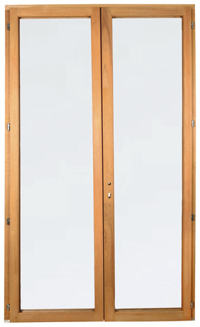 Porte-fenêtre bois 2 vantaux H.205 x l.120 cm - GoodHome - Brico Dépôt