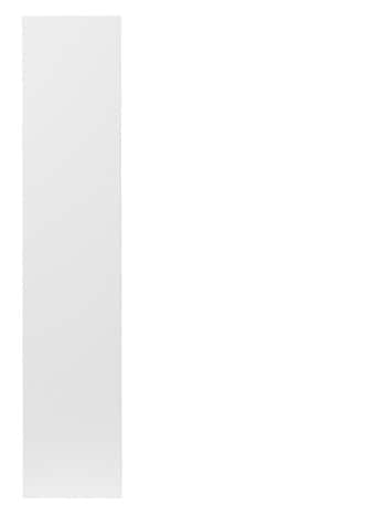 Façade 1 porte "Balsamita" blanc l.14,7 x h.71,5 cm - GoodHome - Brico Dépôt