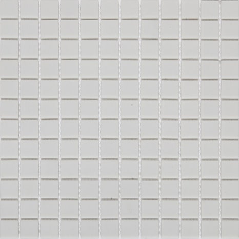 Mosaïque "Plain" blanc - l. 30 x L. 30 cm - GoodHome - Brico Dépôt