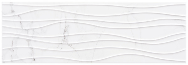 Décor mural "Elegance marble" blanc - l. 20 x L. 60 cm - GoodHome - Brico Dépôt