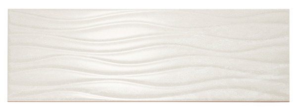 Décor mural "Soft travertin" ivoire brillant - l. 20 x L. 60 cm - GoodHome - Brico Dépôt