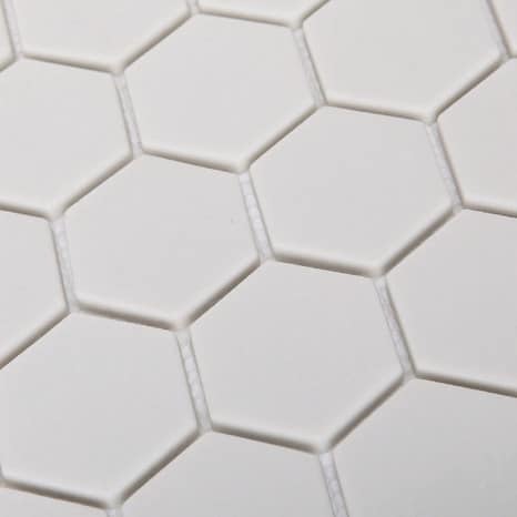 Mosaïque hexagonale "Plain" gris foncé - l. 30 x L. 30 cm - GoodHome - Brico Dépôt