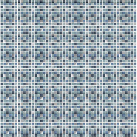 Mosaïque "Lizon" mix bleu - l. 30 x L. 30 cm - GoodHome - Brico Dépôt