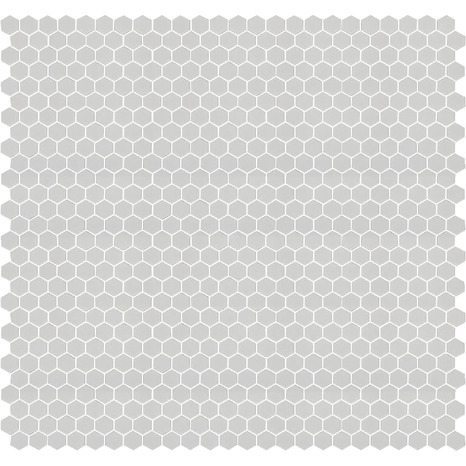 Mosaïque hexagonale "Plain" blanc - l. 30 x L. 30 cm - GoodHome - Brico Dépôt