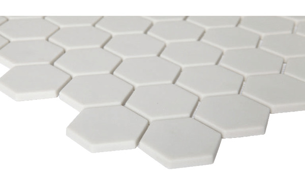 Mosaïque hexagonale "Plain" gris foncé - l. 30 x L. 30 cm - GoodHome - Brico Dépôt