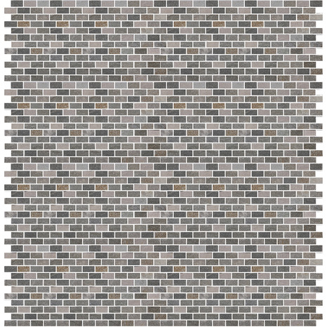 Mosaïque sol/mur pierre naturelle "Quartzite" mix gris/beige - l. 30 x L. 30 cm - GoodHome - Brico Dépôt