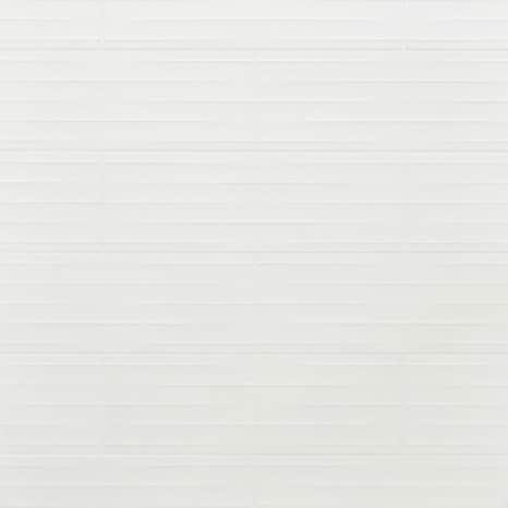 Décor mural "New wave" blanc - l. 20 x L. 60 cm - GoodHome - Brico Dépôt