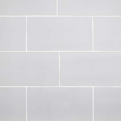 Carrelage mural "Perouso" blanc - l. 30 x L. 60 cm - GoodHome - Brico Dépôt