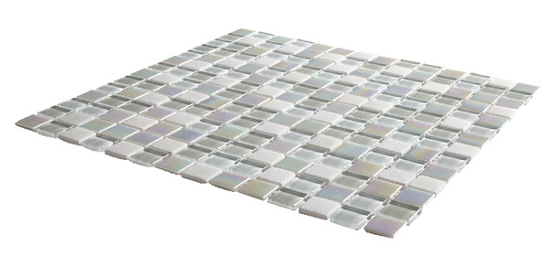 Mosaïque "Parmia" blanc - l. 30,6 x L. 30,6 cm - Colours - Brico Dépôt