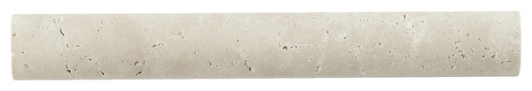 Listel Travertin beige - l.2,5 x L. 20 cm - GoodHome - Brico Dépôt
