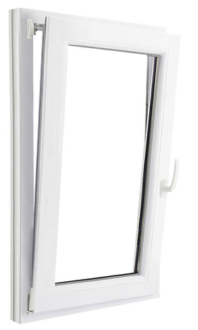 Fenêtre PVC blanc oscillo-battante 1 vantail gauche h.105 x l.60 cm - GoodHome - Brico Dépôt