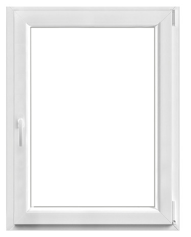 Fenêtre PVC blanc oscillo-battante 1 vantail droit h.105 x l.80 cm - GoodHome - Brico Dépôt