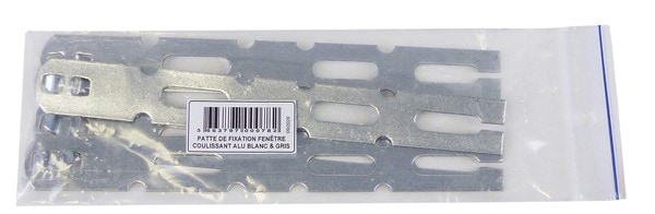 4 pattes de fixation pour les porte coulissante aluminium - Brico Dépôt