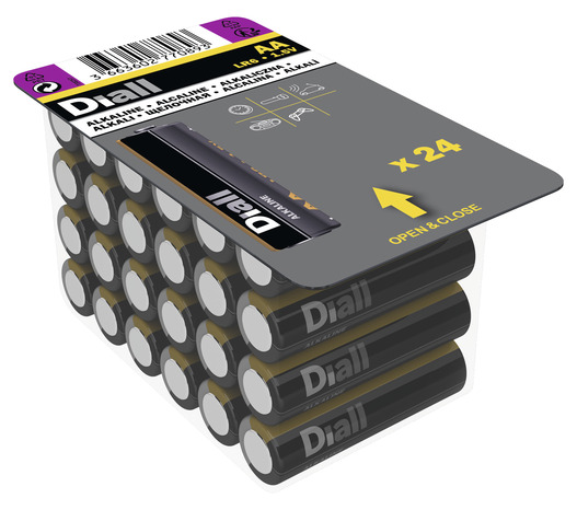 24 piles AA - Diall - Brico Dépôt