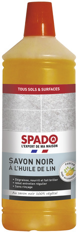 Nettoyant dégraissant et protection des sols, produit à diluer sans rinçage 1 L - Spado - Brico Dépôt
