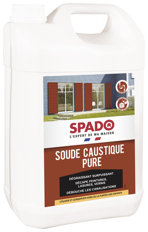 Soude caustique pure "Spado" 4 kg - Spado - Brico Dépôt
