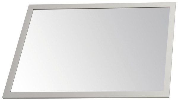 Miroir de salle de bains gris Perma L.100 x H.70 x P.1,6 cm - GoodHome - Brico Dépôt