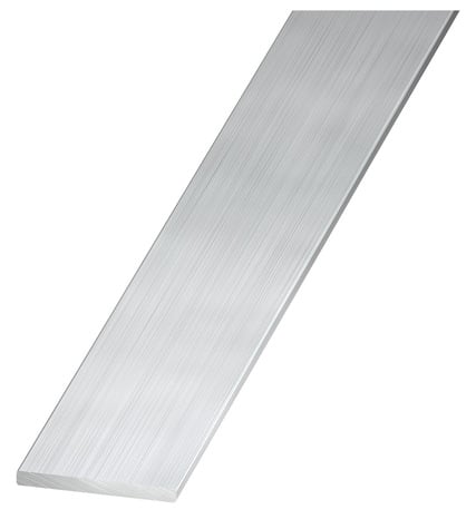 Plat aluminium brut - 20 x 2 mm 1 m Argent - Brico Dépôt