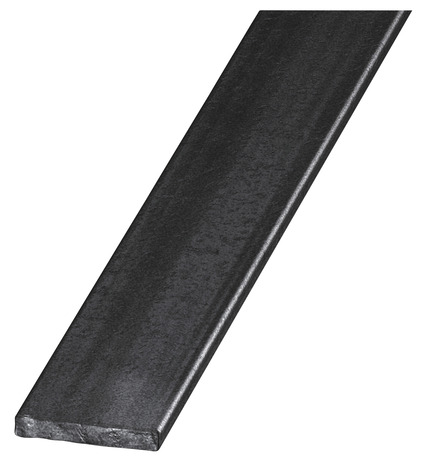 Plat acier laminé à chaud verni - L. 1 m, l. 2 cm - Brico Dépôt