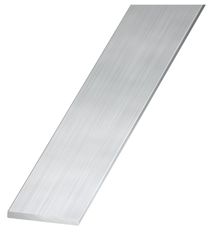 Plat aluminium brut - 30 x 2 mm 1 m Argent - Brico Dépôt