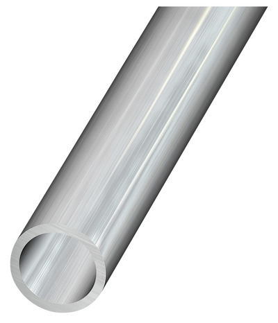 Tube rond aluminium brut - 8 x 1 mm 1 m Argent - Brico Dépôt