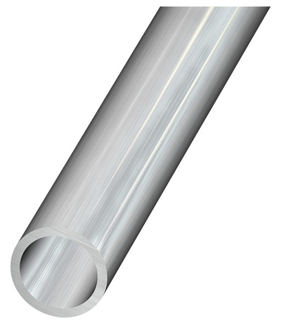 Tube rond aluminium brut - Ø 6 mm x 1 m - Brico Dépôt