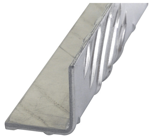 Cornière aluminium brut damier - 40 x 40 mm x 2 m - Brico Dépôt
