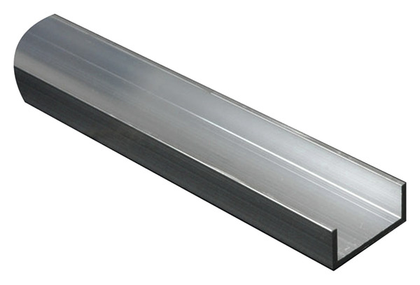 U aluminium brut 15 x 10 x 1,5 mm 1 m Argent - Brico Dépôt