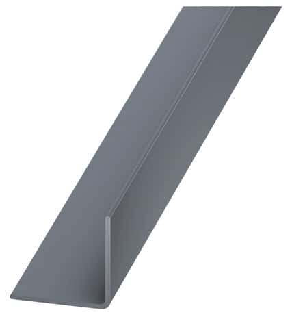 Cornière égale en PVC gris titane, 20 x 20 mm, L.2 m - Brico Dépôt