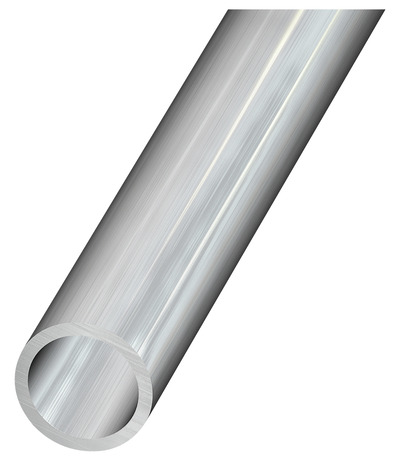 Tube rond aluminium brut - 16 x 1 mm 1 m Argent - Brico Dépôt