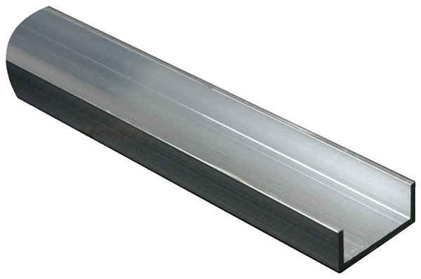 U aluminium brut 20 x 20 x 1,5 mm 1 m Argent - Brico Dépôt