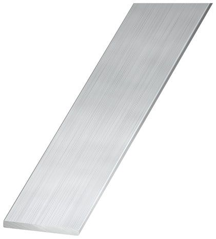 Plat aluminium brut - 35 x 2 mm 1 m Argent - Brico Dépôt