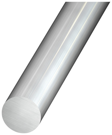 Rond aluminium brut - Ø 6 mm - L. 1 m - Brico Dépôt